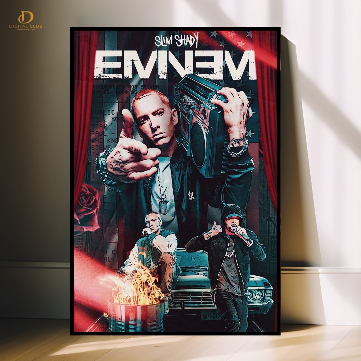 Eminem Artwork - Music Artist - Premium Wall Art