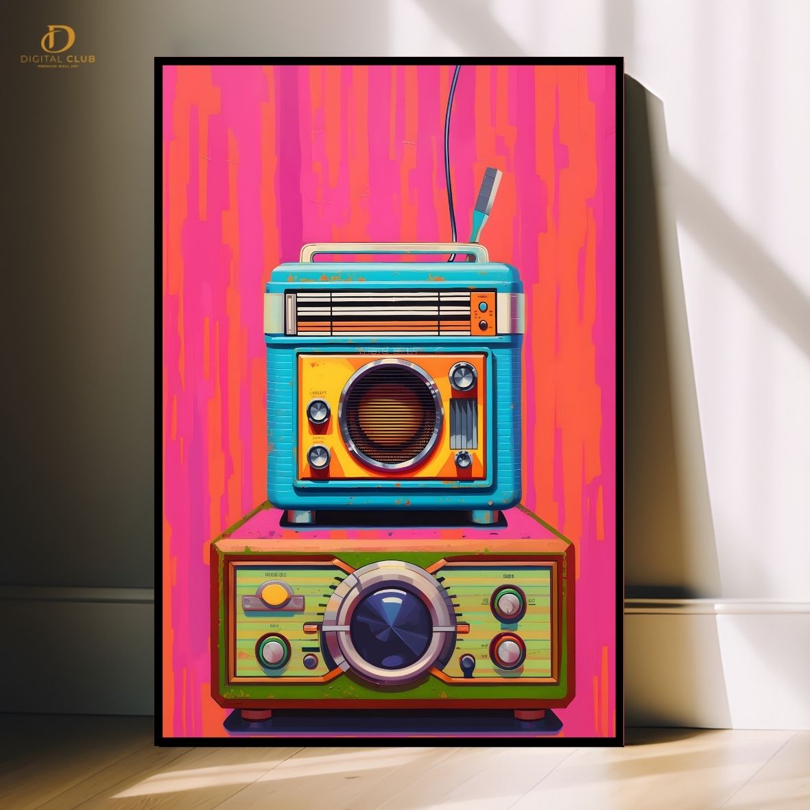 Vintage Radio 2 - Premium Wall Art