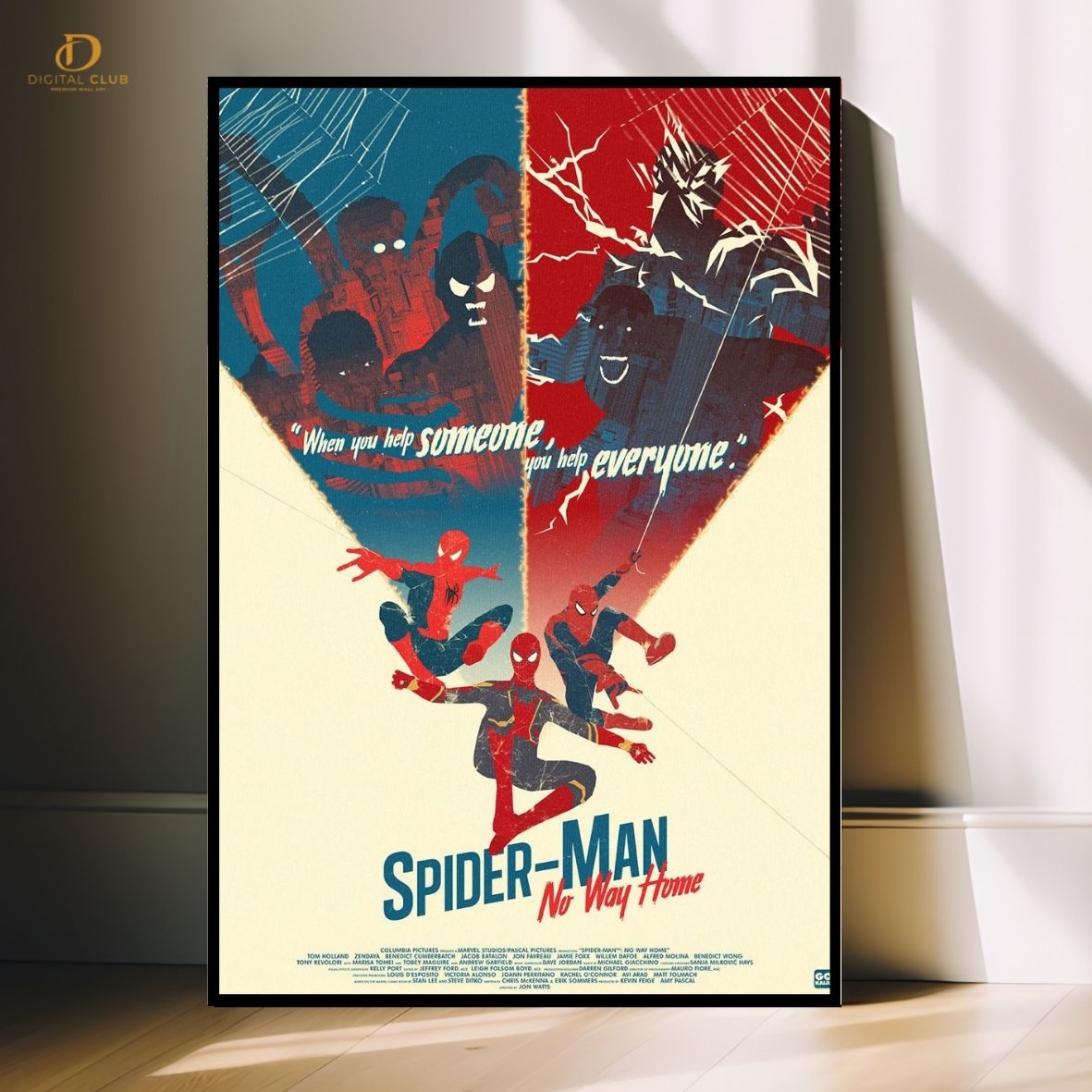 Spiderman (No Way Home) - Movie- Premium Wall Art