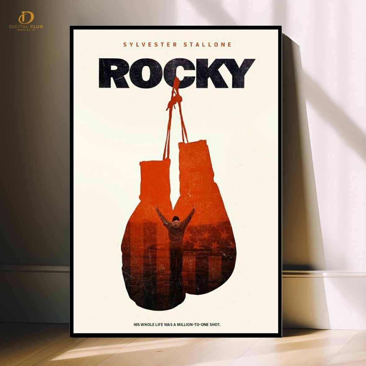 Rocky Poster - Movie- Premium Wall Art