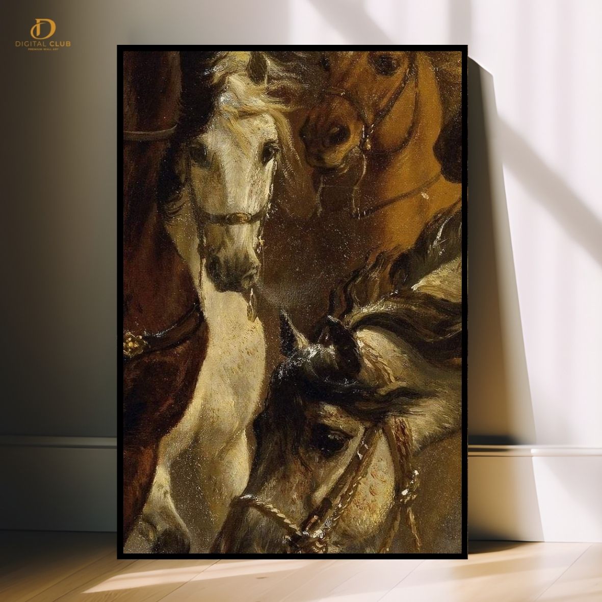 Horse Artwork 7- Animal -Premium Wall Art