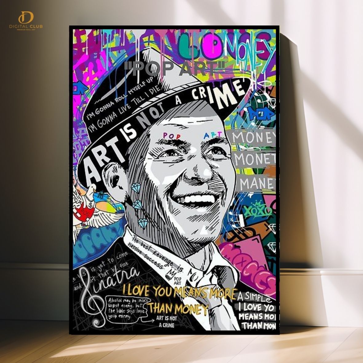 Street Man - Pop Art - Premium Wall Art