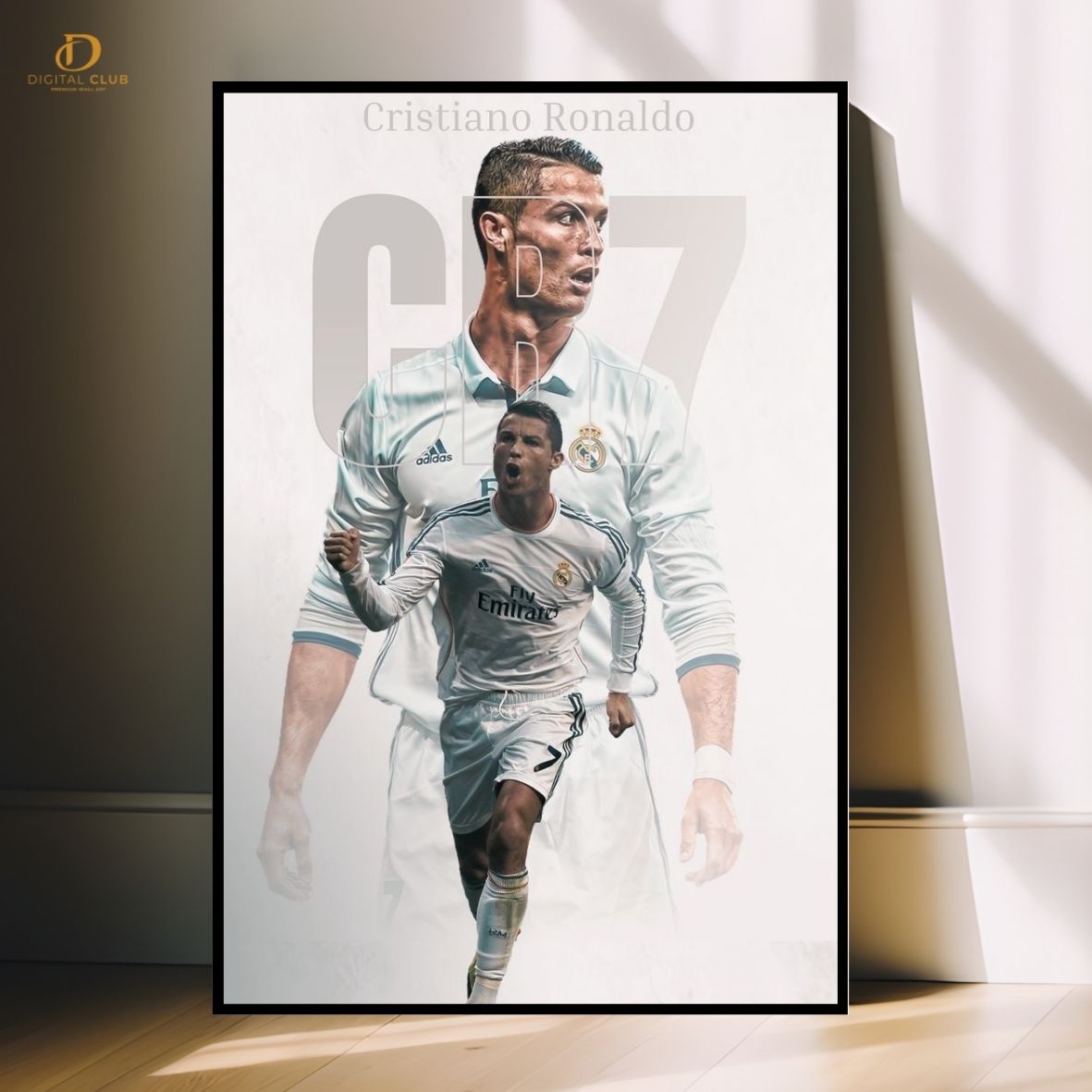 Ronaldo Artwork 5- Football -Premium Wall Art