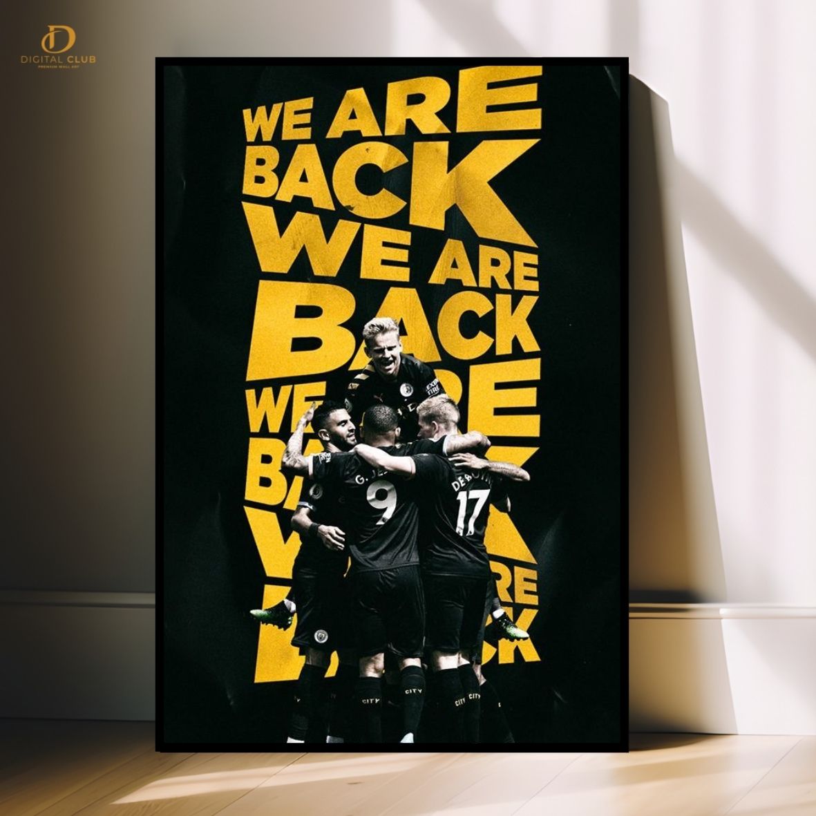 We are Back - Football - Premium Wall Art