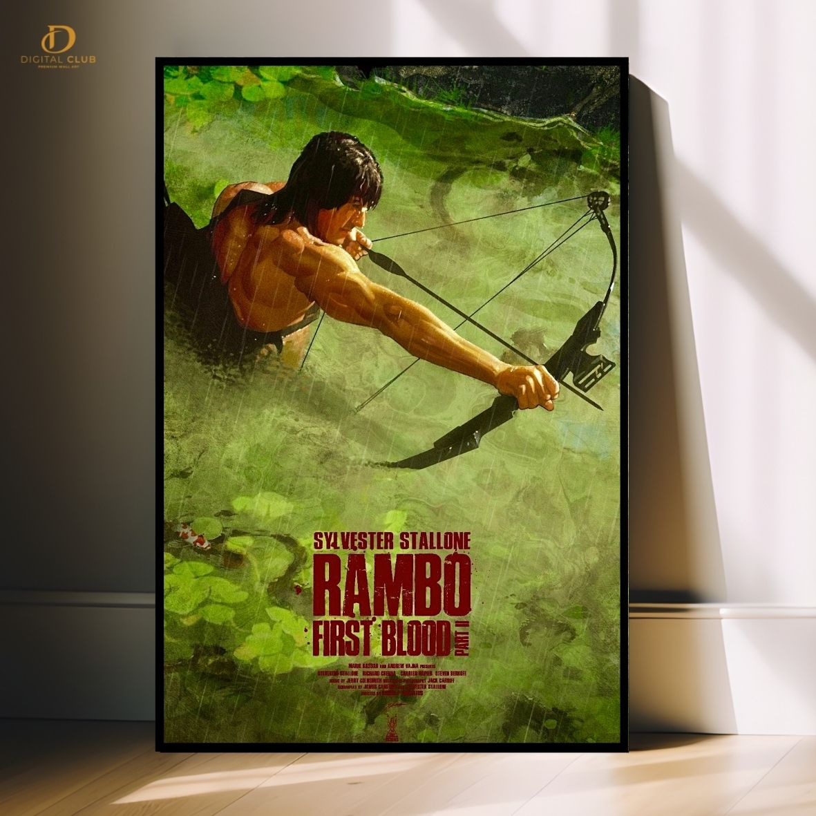 Rambo Poster - Movie - Premium Wall Art