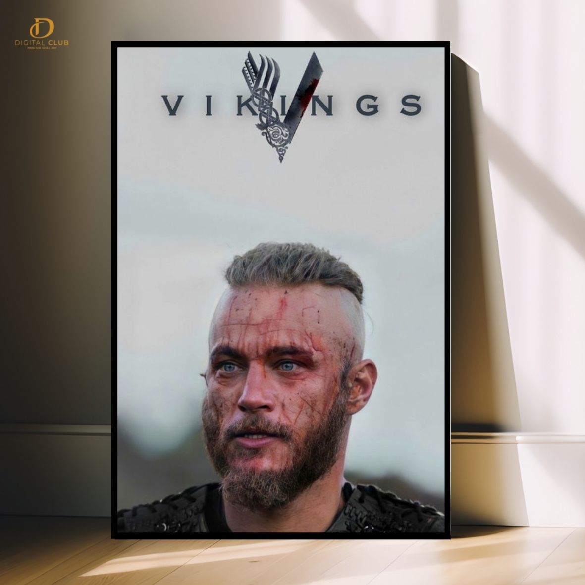 Ragnar Vikings 3- Movie - Premium Wall Art
