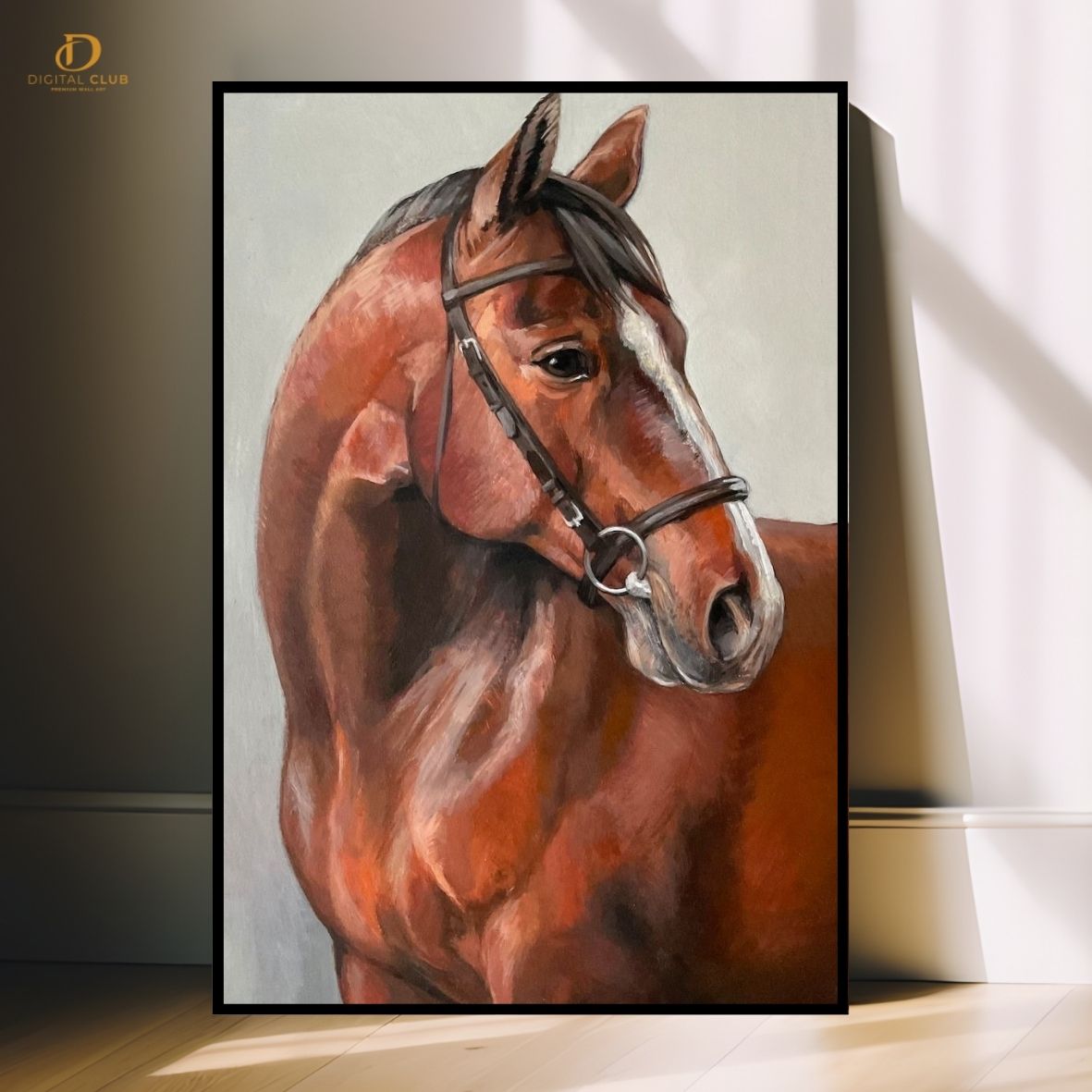 Horse Artwork 16- Animal-Premium Wall Art