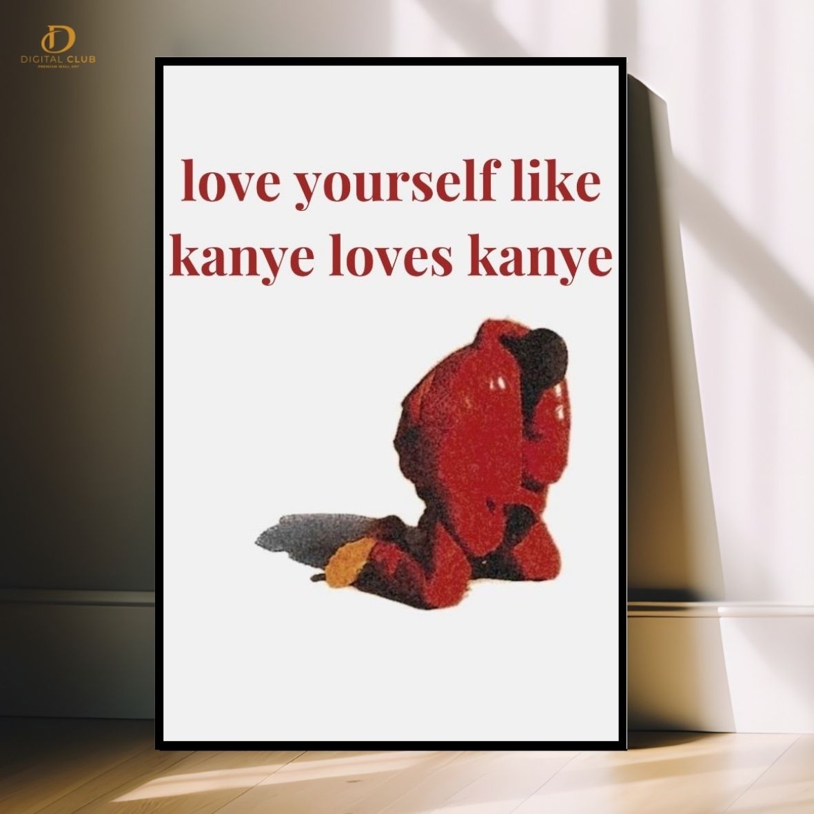 Kanye West "Quote 2"- Music Artist- Premium Wall Art