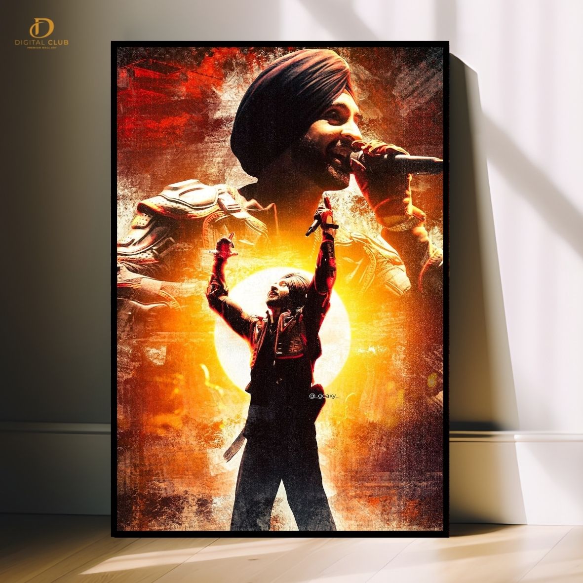 Diljit Dosanjh -Music- Premium Wall Art - Art Digital Club