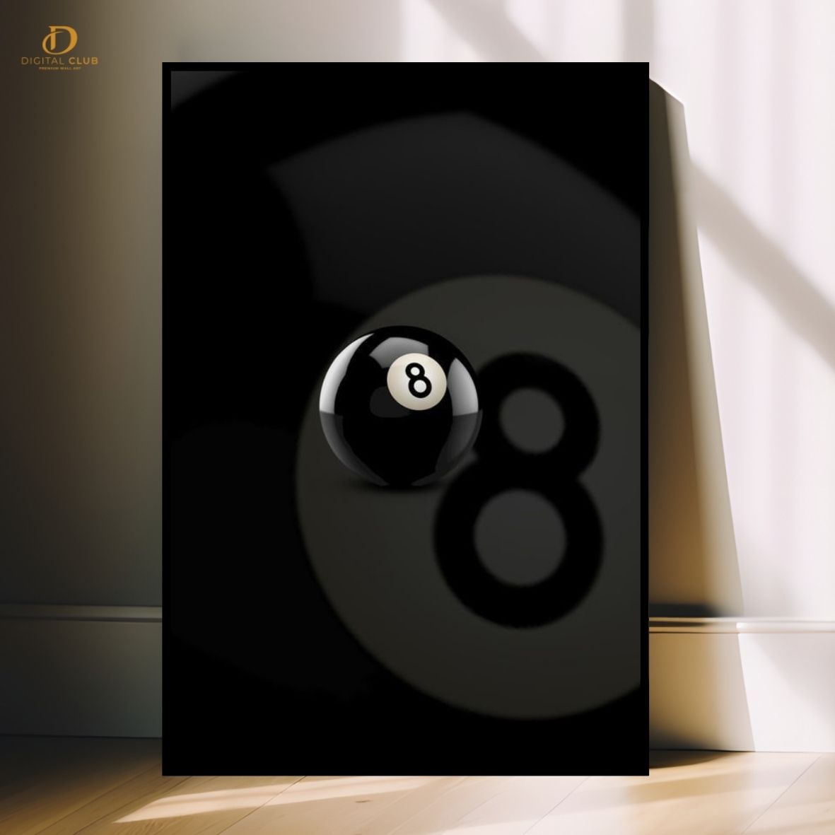 Snooker 8 Ball -Premium Wall Art
