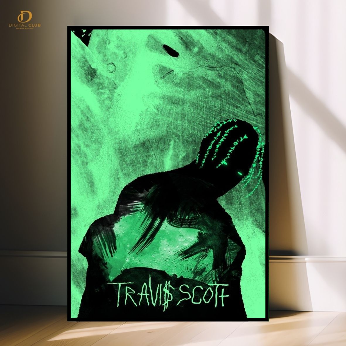 Travis Scott Poster -Music Artist- Premium Wall Art