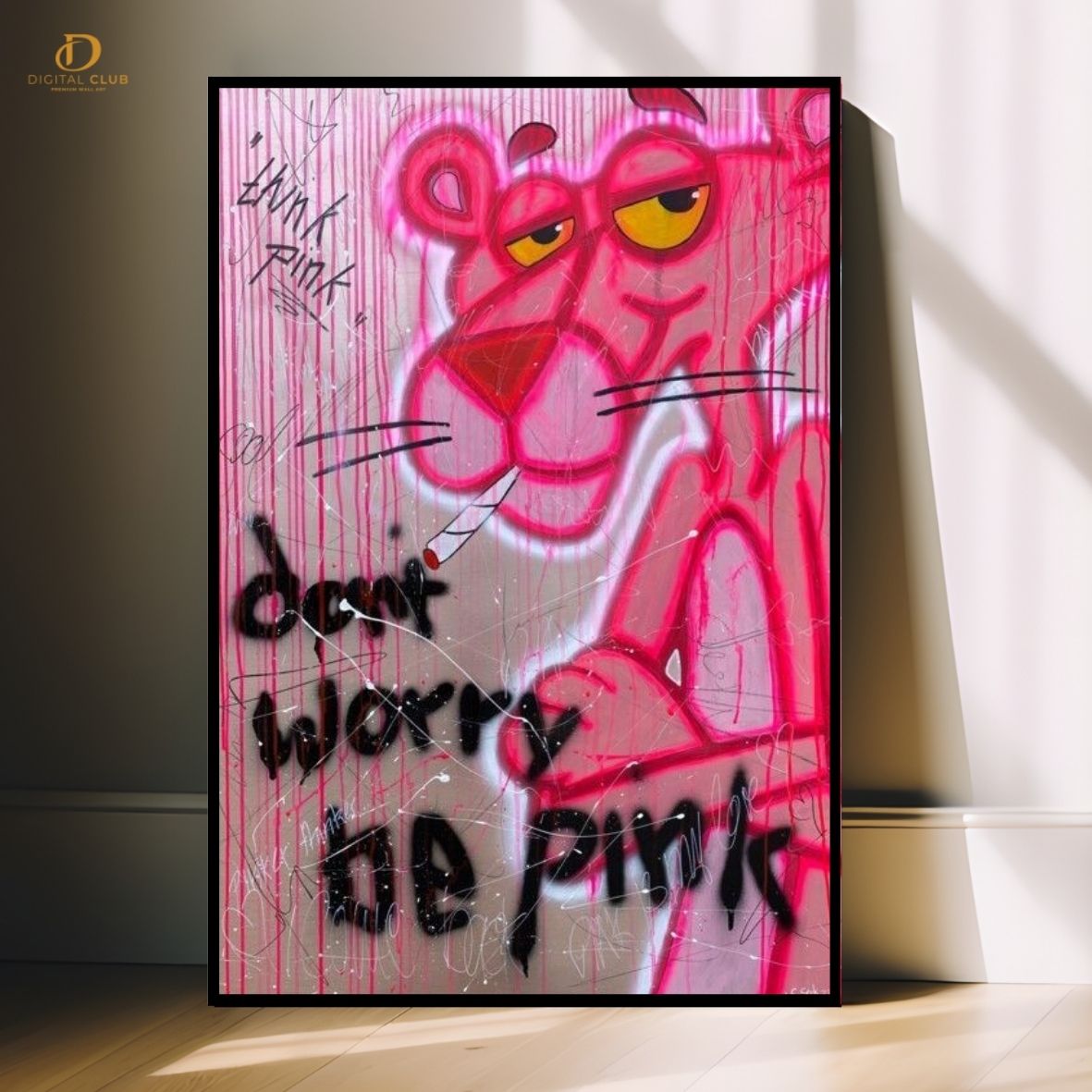 Pink Panther 2 - Pop Art- Premium Wall Art