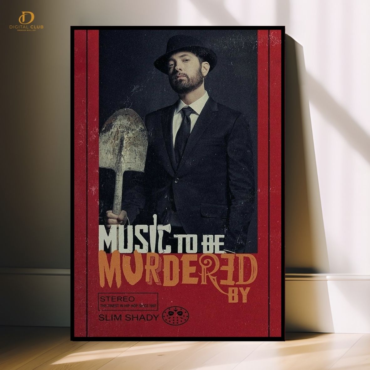 Eminem Rap God - Music Artist- Premium Wall Art