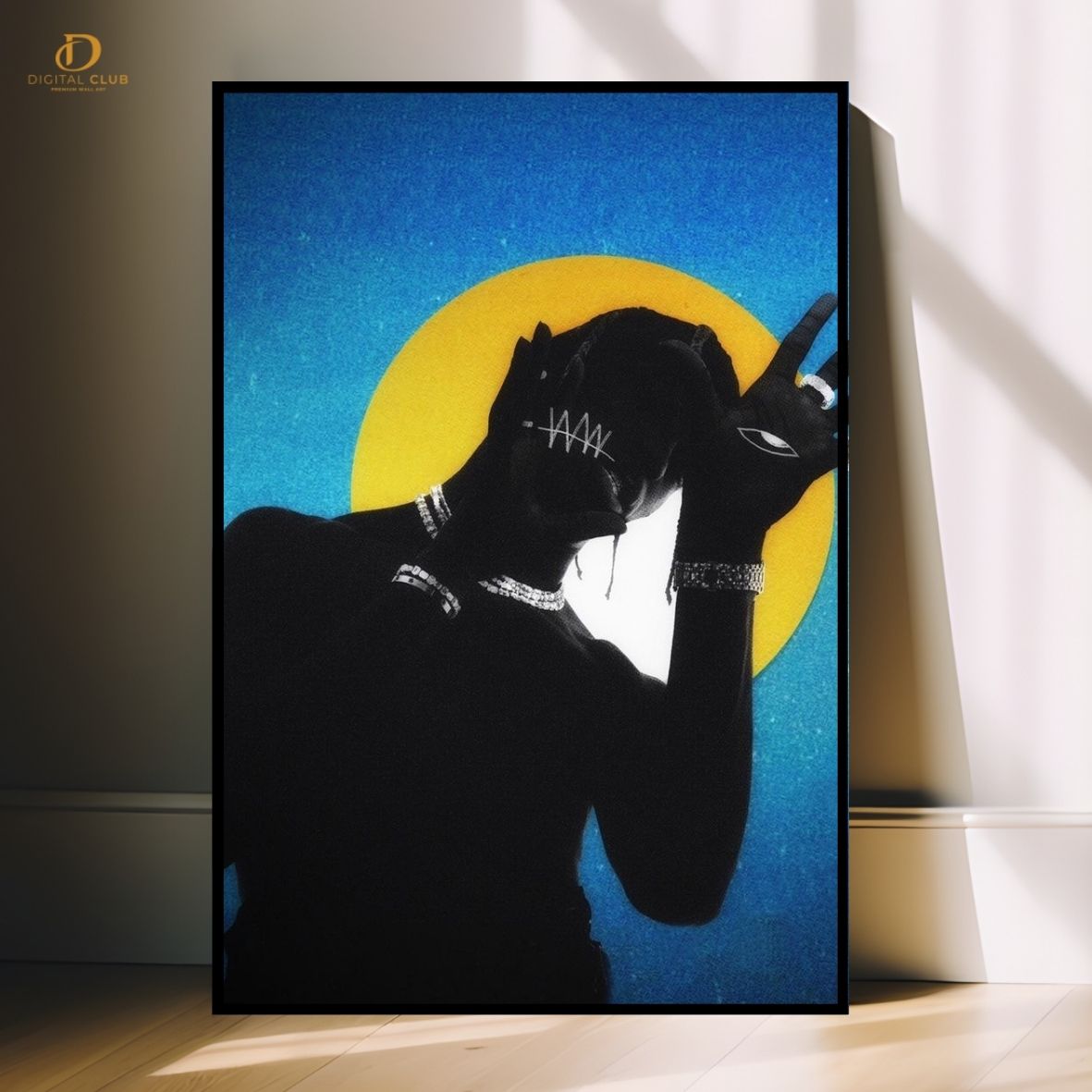 Travis Scott 19 -Music Artist- Premium Wall Art
