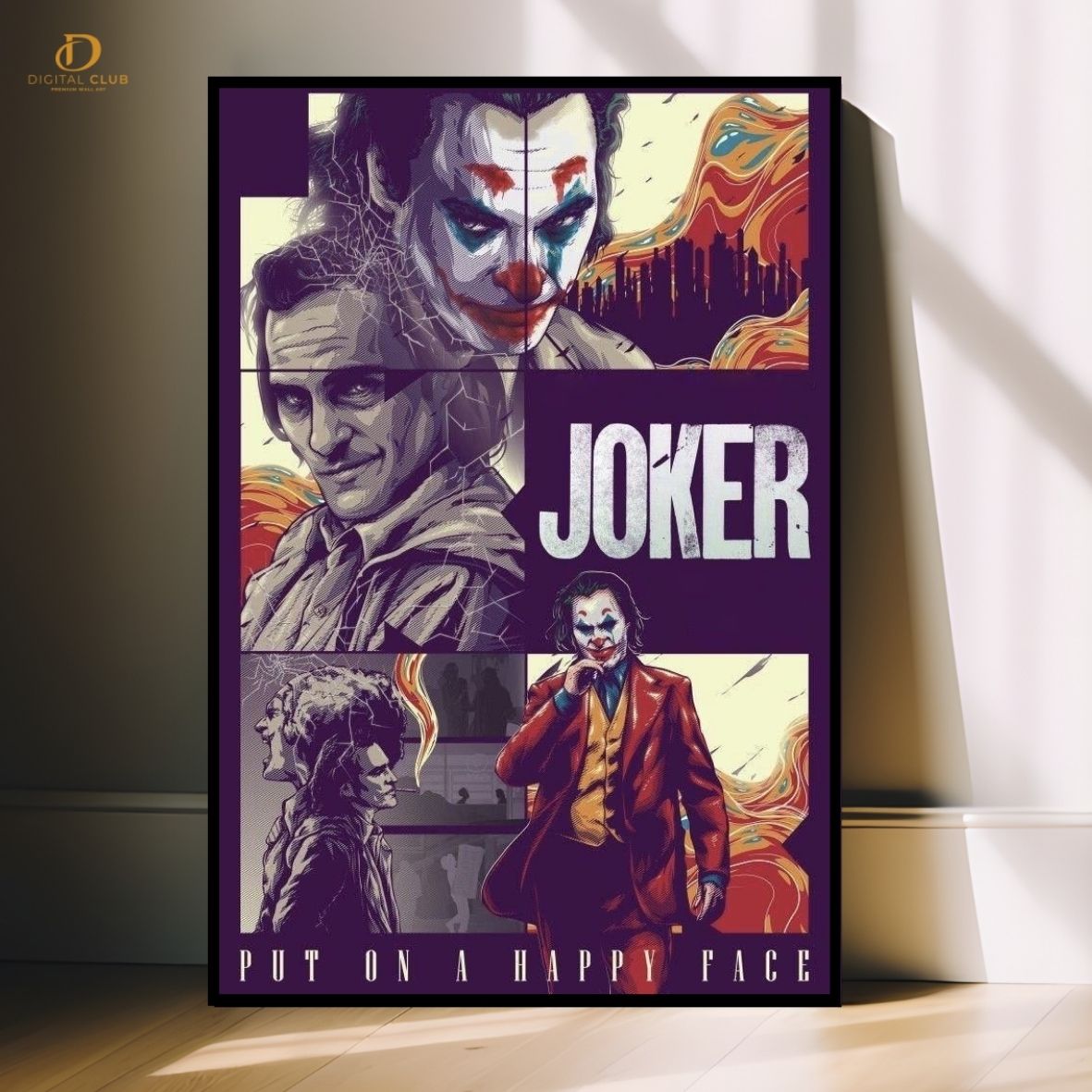 Joker Poster 2- Movie- Premium Wall Art - Art Digital Club