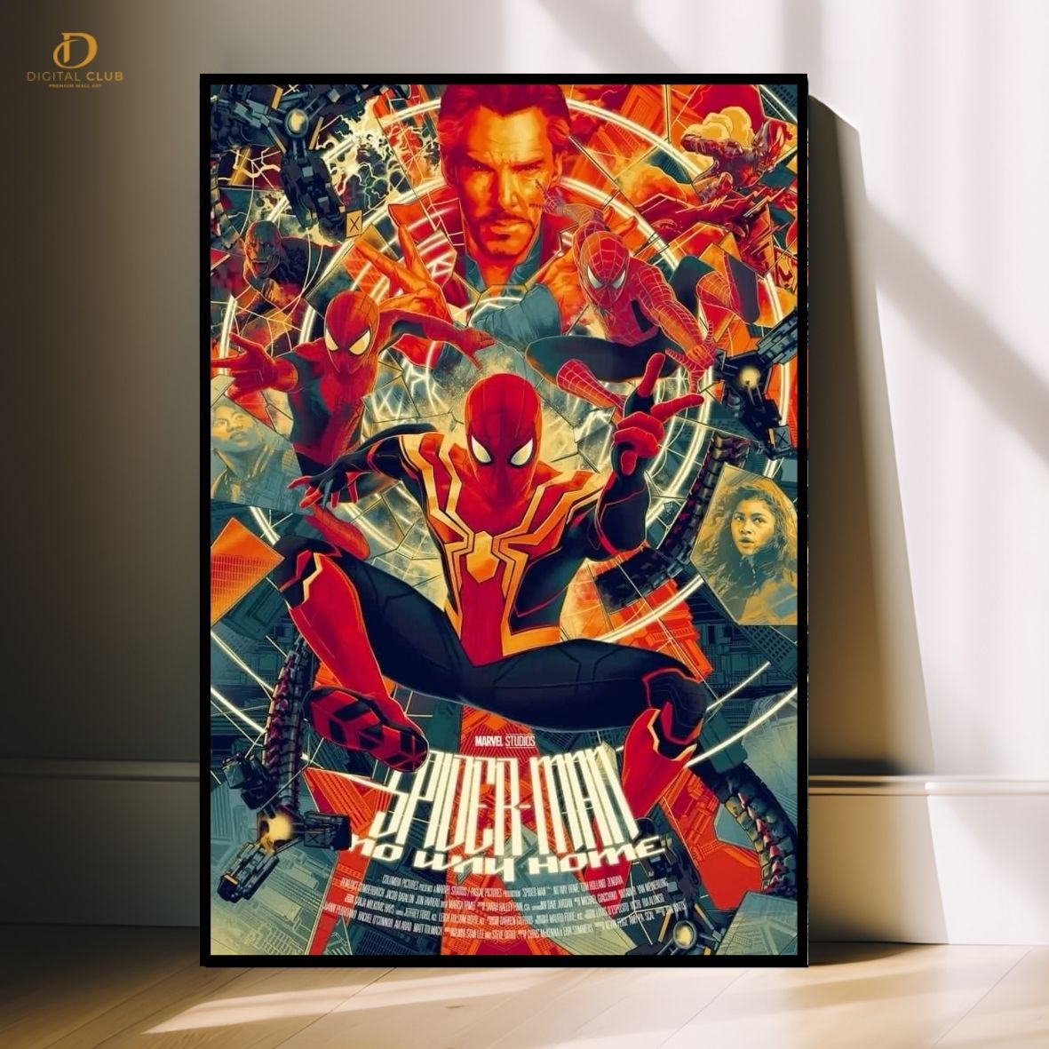 Spiderman (No Way Home) 2 - Movie- Premium Wall Art