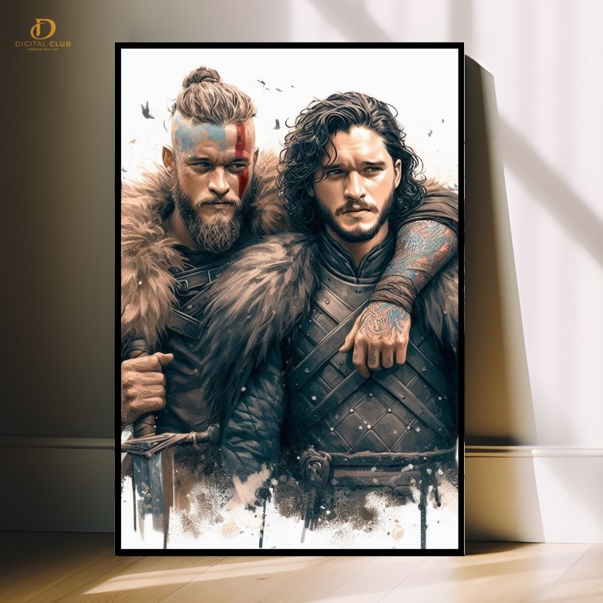 Vikings X GOT - Movie- Premium Wall Art