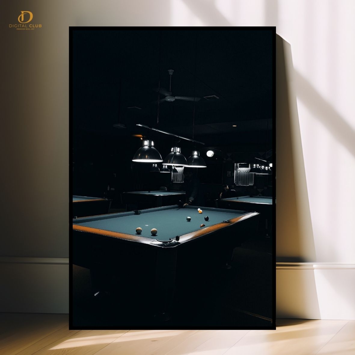 Snooker Table - Artwork -Premium Wall Art