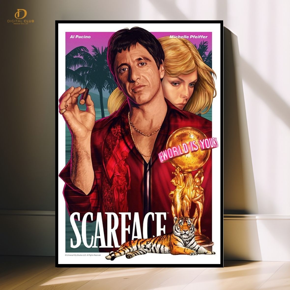 Scarface Poster - Movie- Premium Wall Art