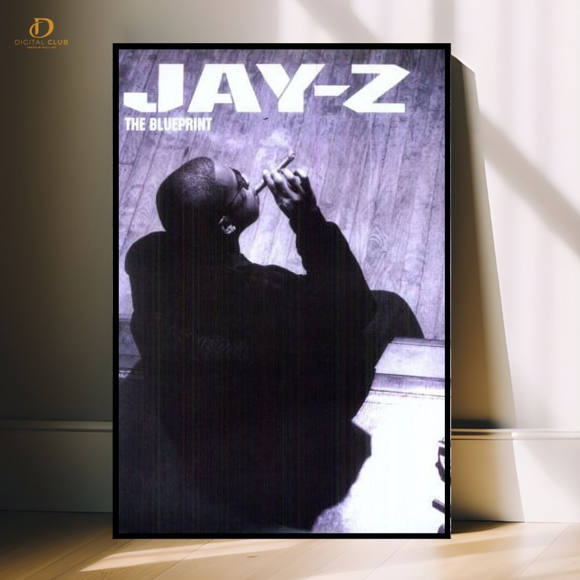 jay Z "The Blueprint" - Music Artist - Premium Wall Art