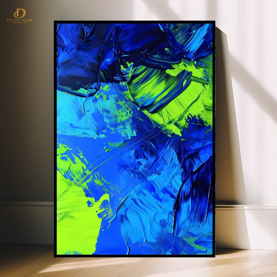 Oil Painting Artwork 2 -Abstract- Premium Wall Art