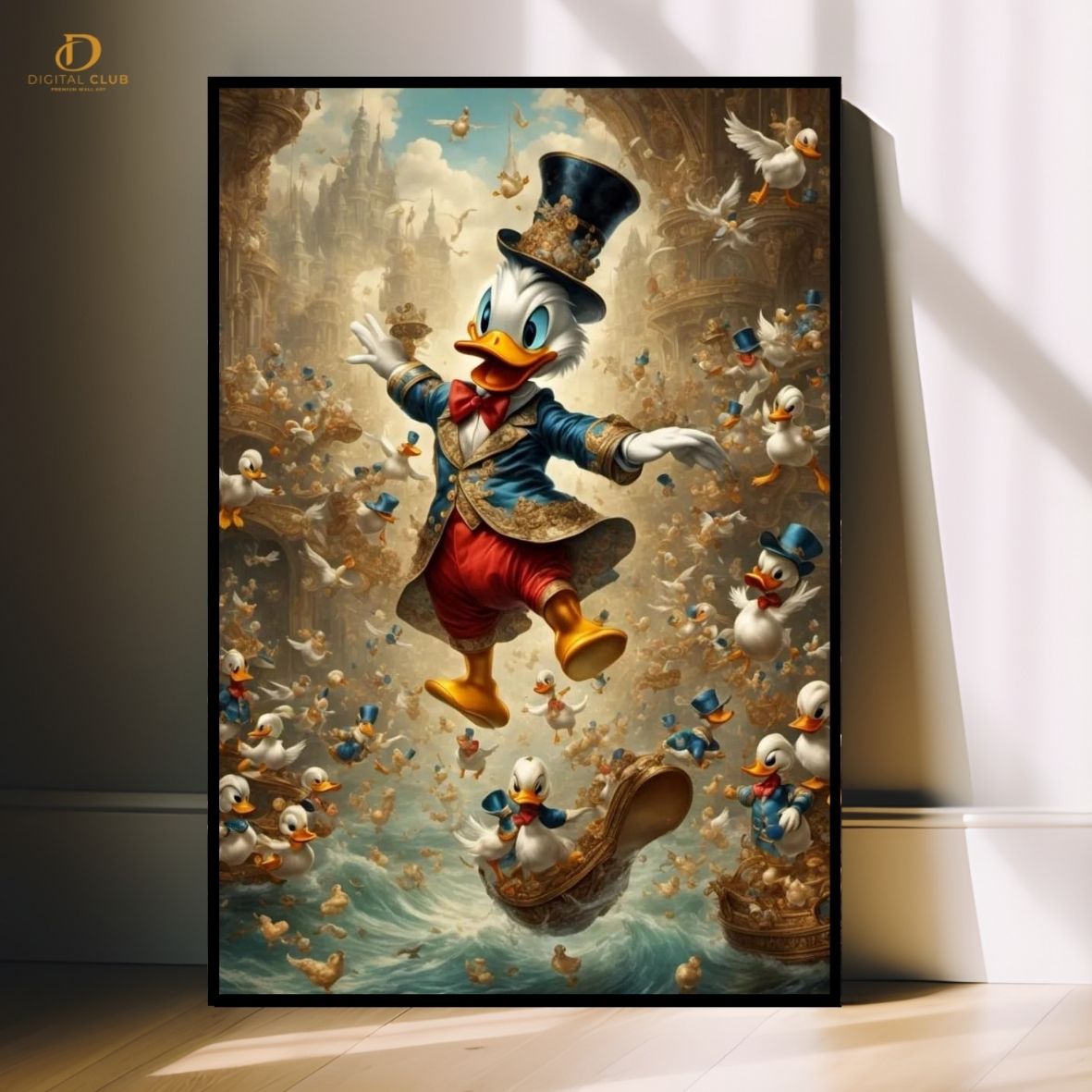 Duck Graphic -Gaming- Premium Wall Art - Art Digital Club