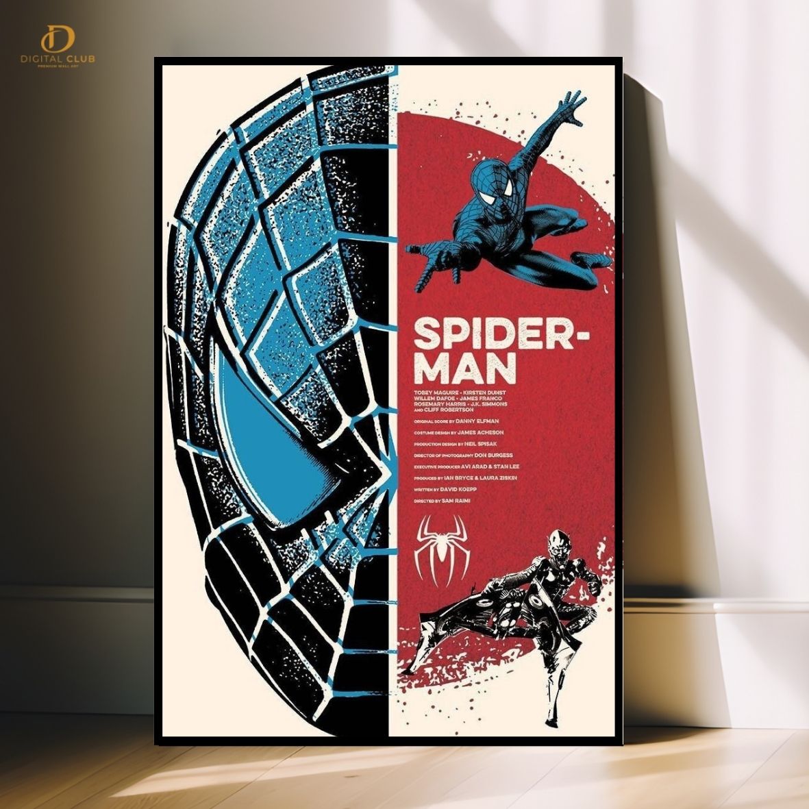Spiderman Poster 2 - Movie- Premium Wall Art