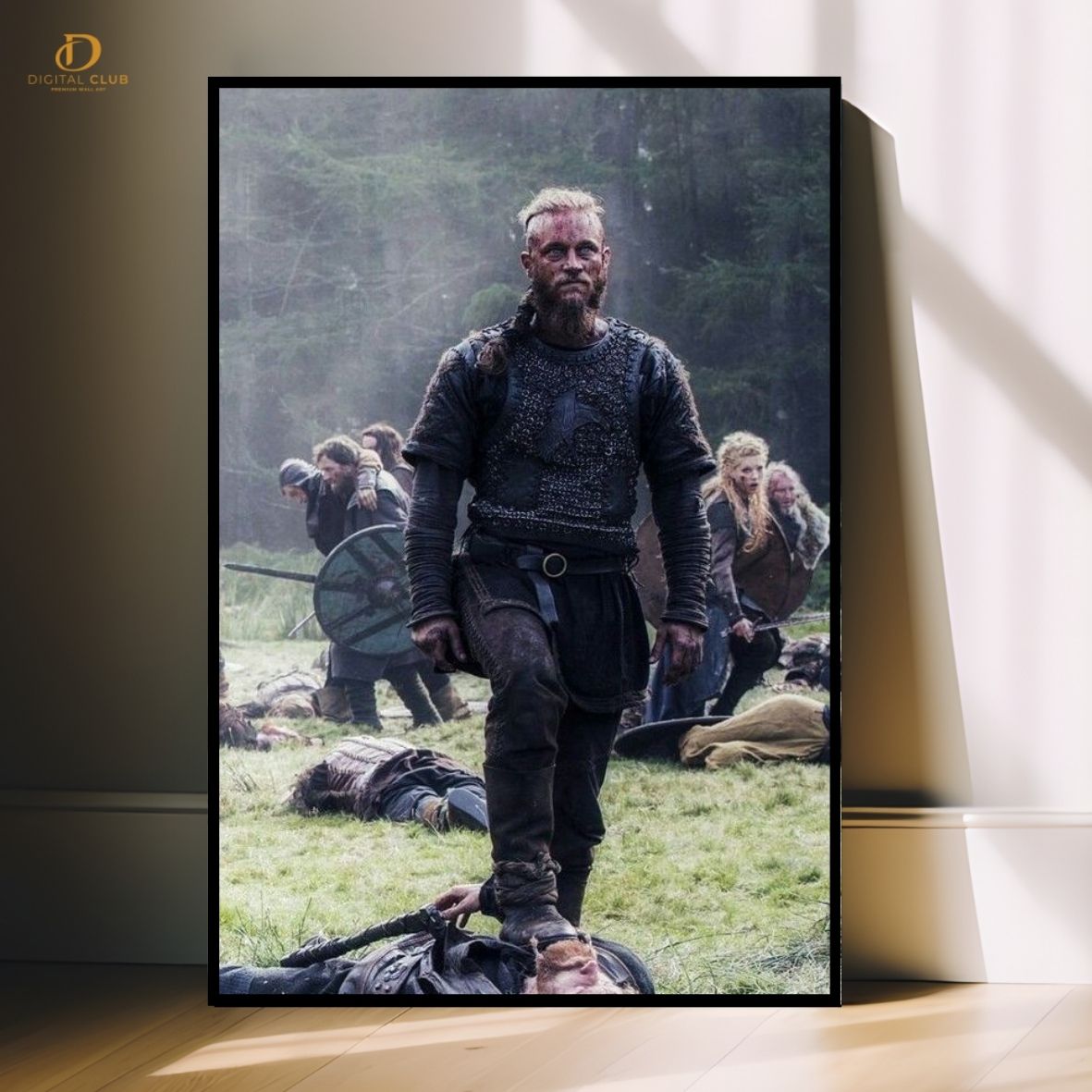 Ragnar Vikings 11 - Movie - Premium Wall Art