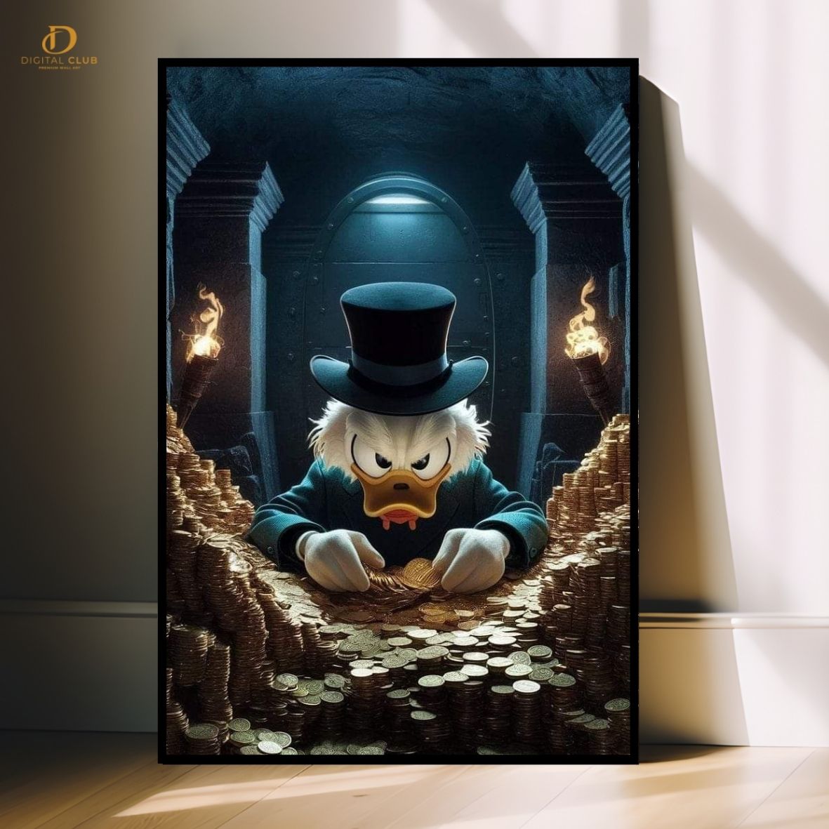 Rick Duck 2-Trendy- Premium Wall Art - Art Digital Club