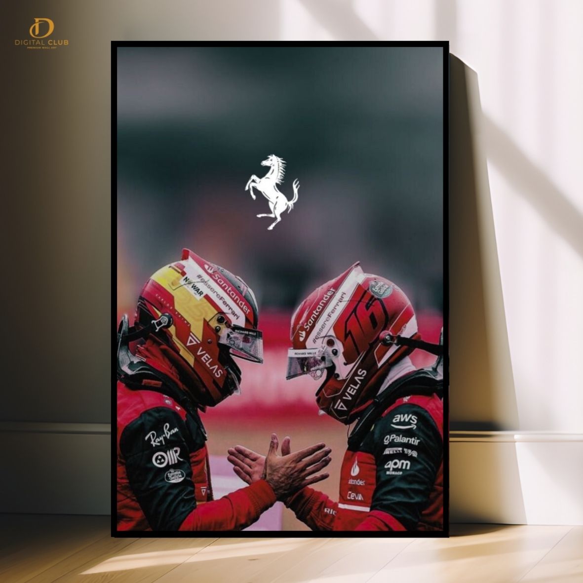 Ferari - F1 Car - Premium Wall Art
