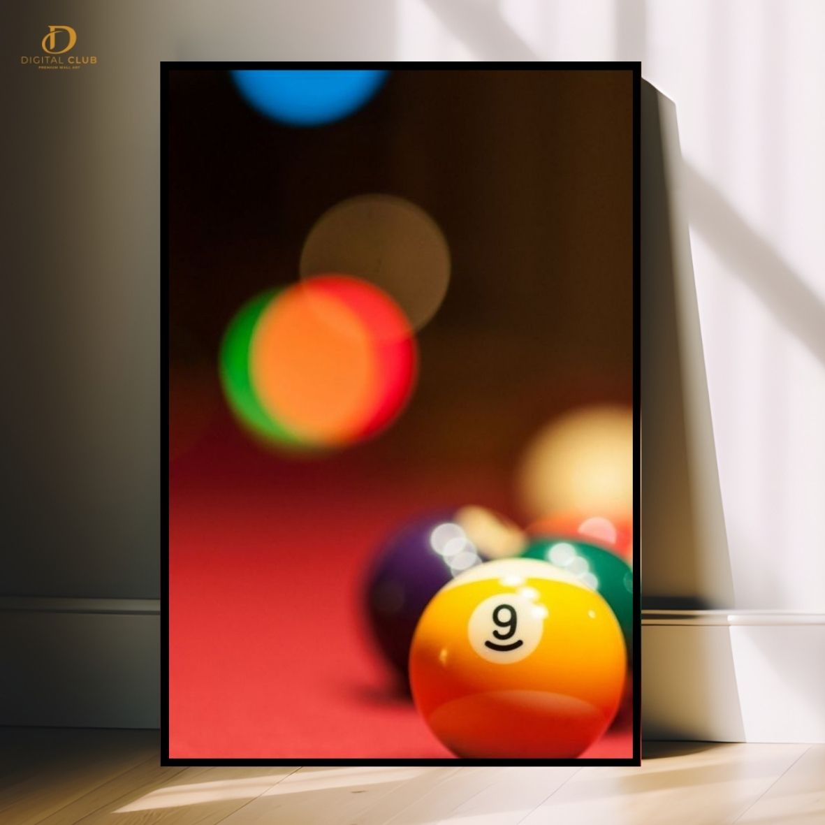 Billiards Balls- Artwork -Premium Wall Art