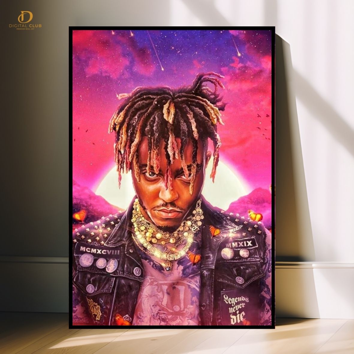 Juice WRLD " Legends Never Die " -Music Artist- Premium Wall Art