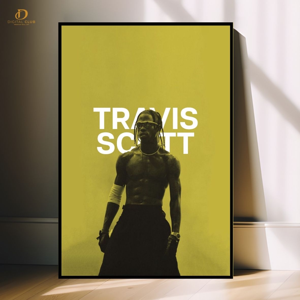 Travis Scott 6 -Music Artist- Premium Wall Art