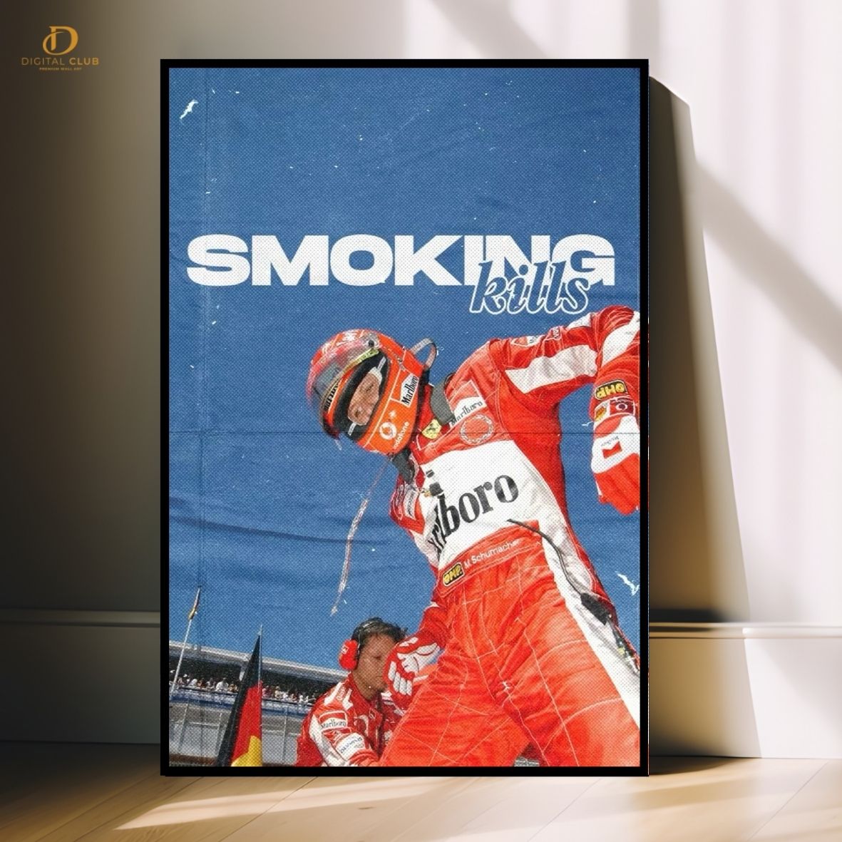 Smoking Kills 2 - Moto GP- Premium Wall Art