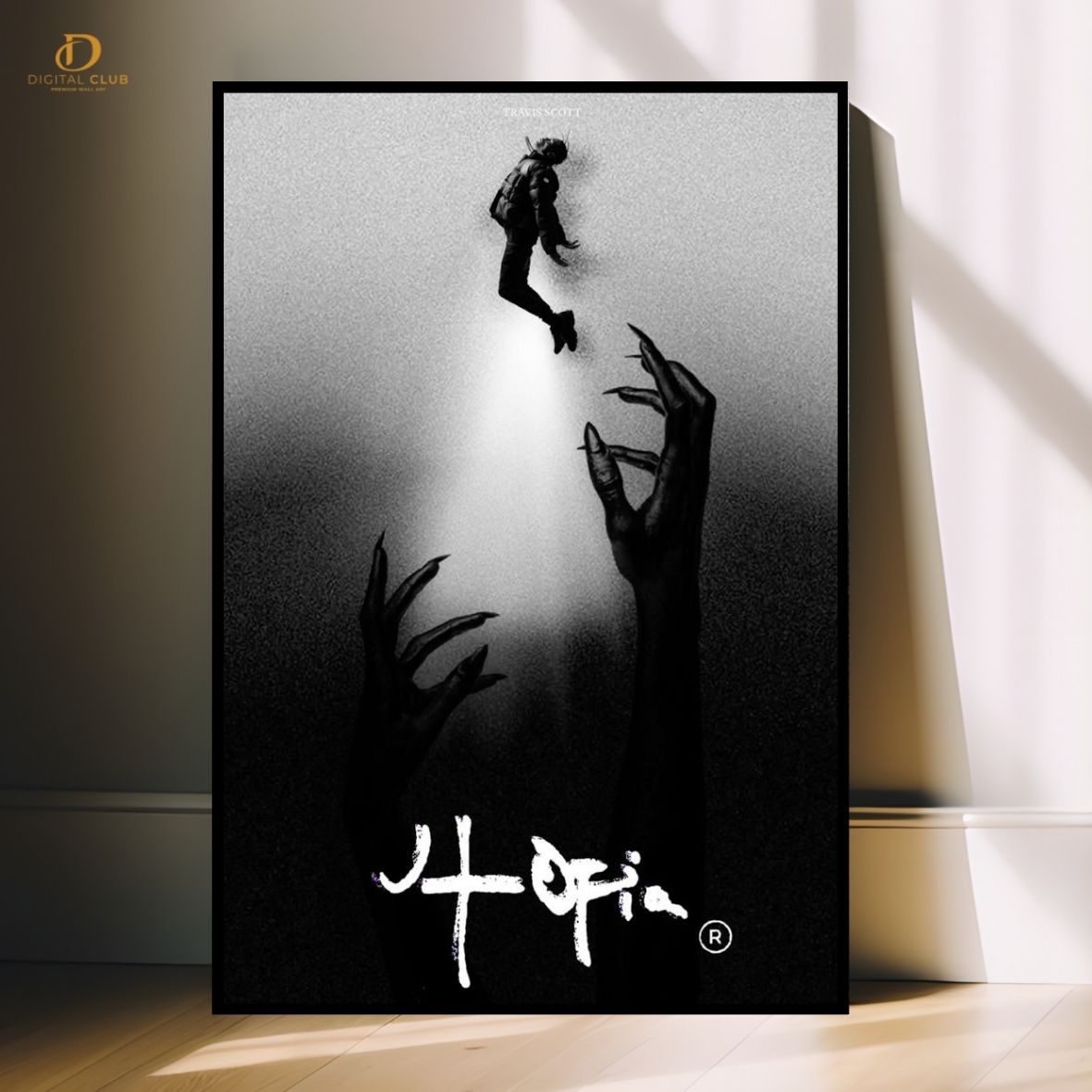 Travis Scott Graphic Art 3 -Music Artist- Premium Wall Art