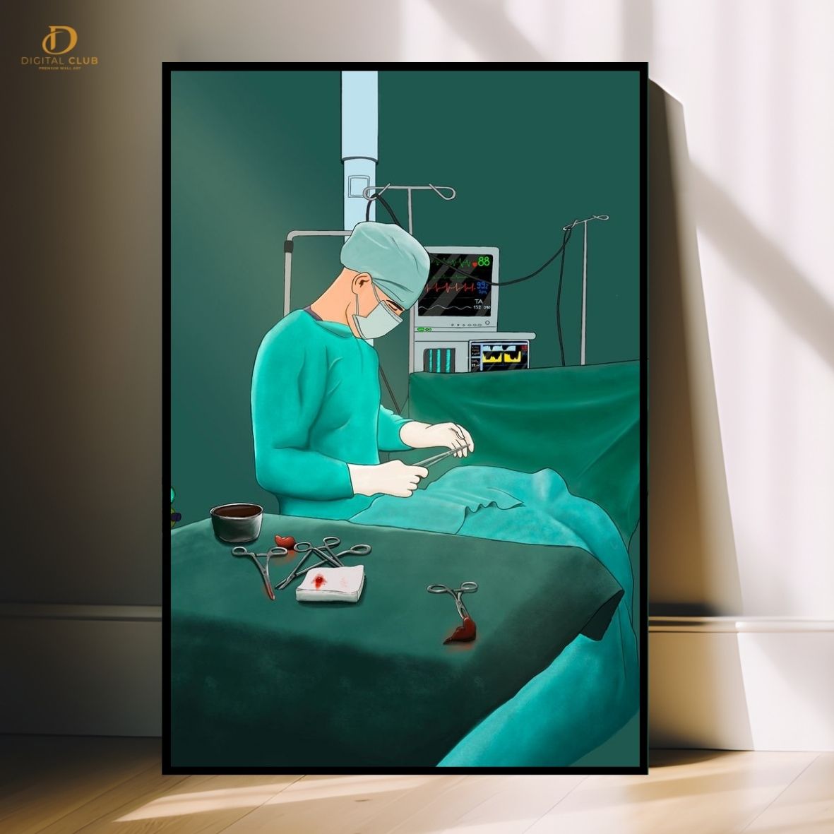 Doctor Artwork 16 -Office- Premium Wall Art