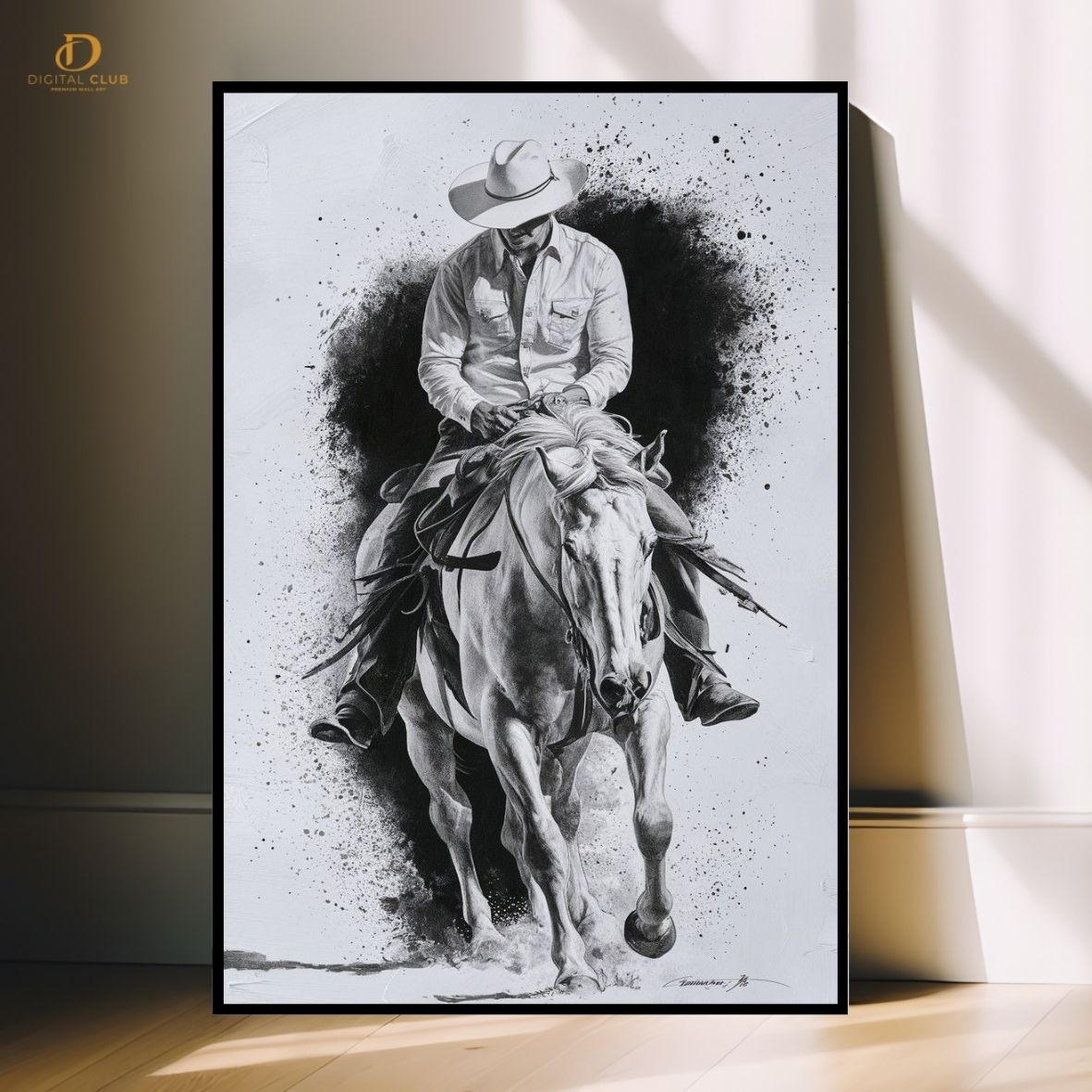 Horse Artwork 24- Animal-Premium Wall Art
