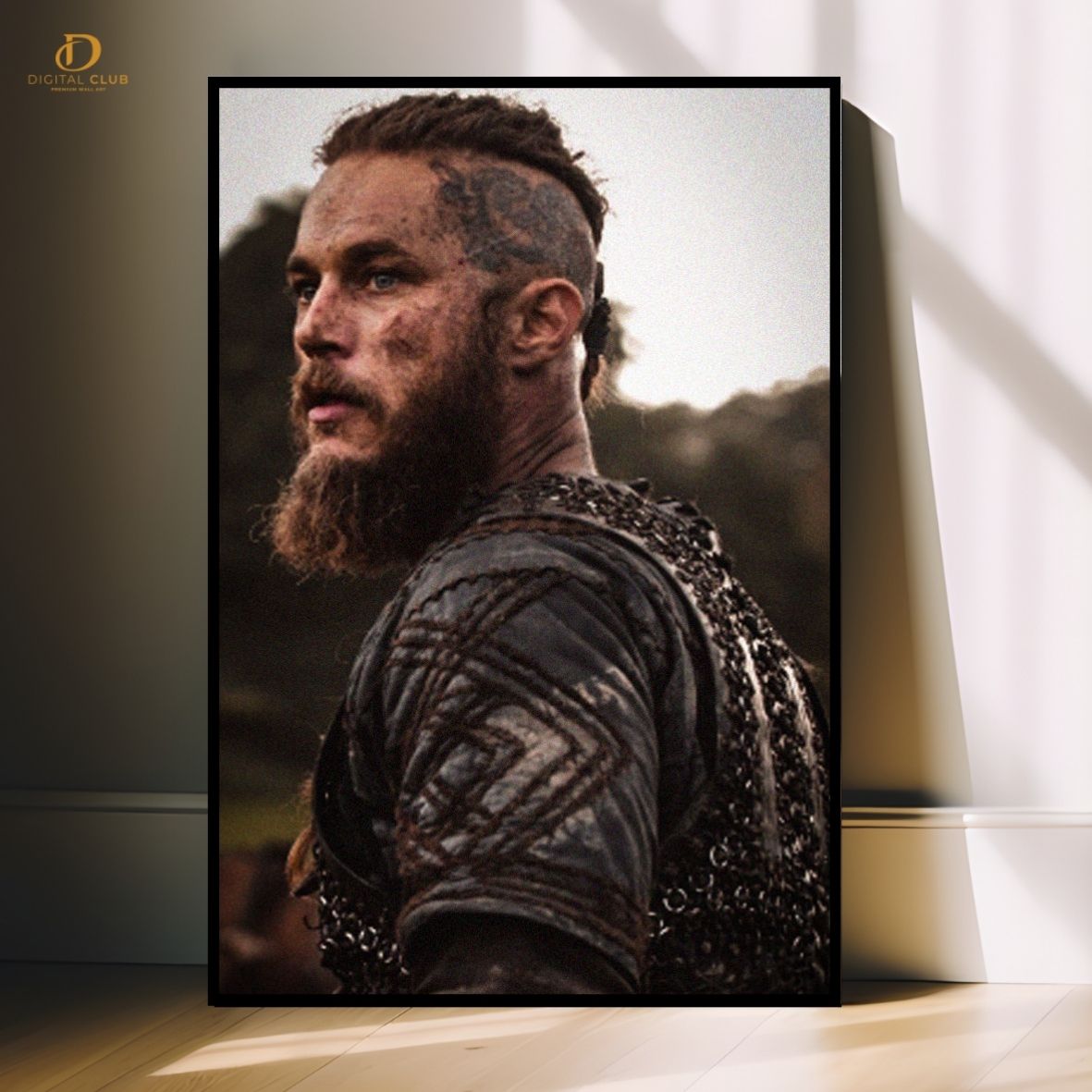 Ragnar Vikings 9 - Movie - Premium Wall Art