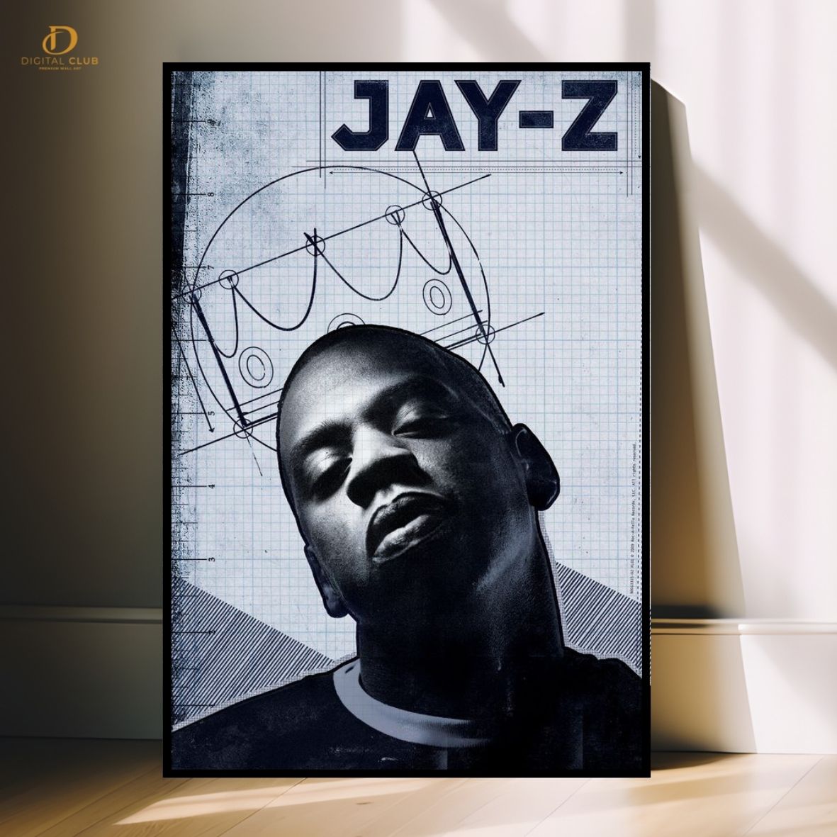 Jay-Z Artwork - Music Artist - Premium Wall Art