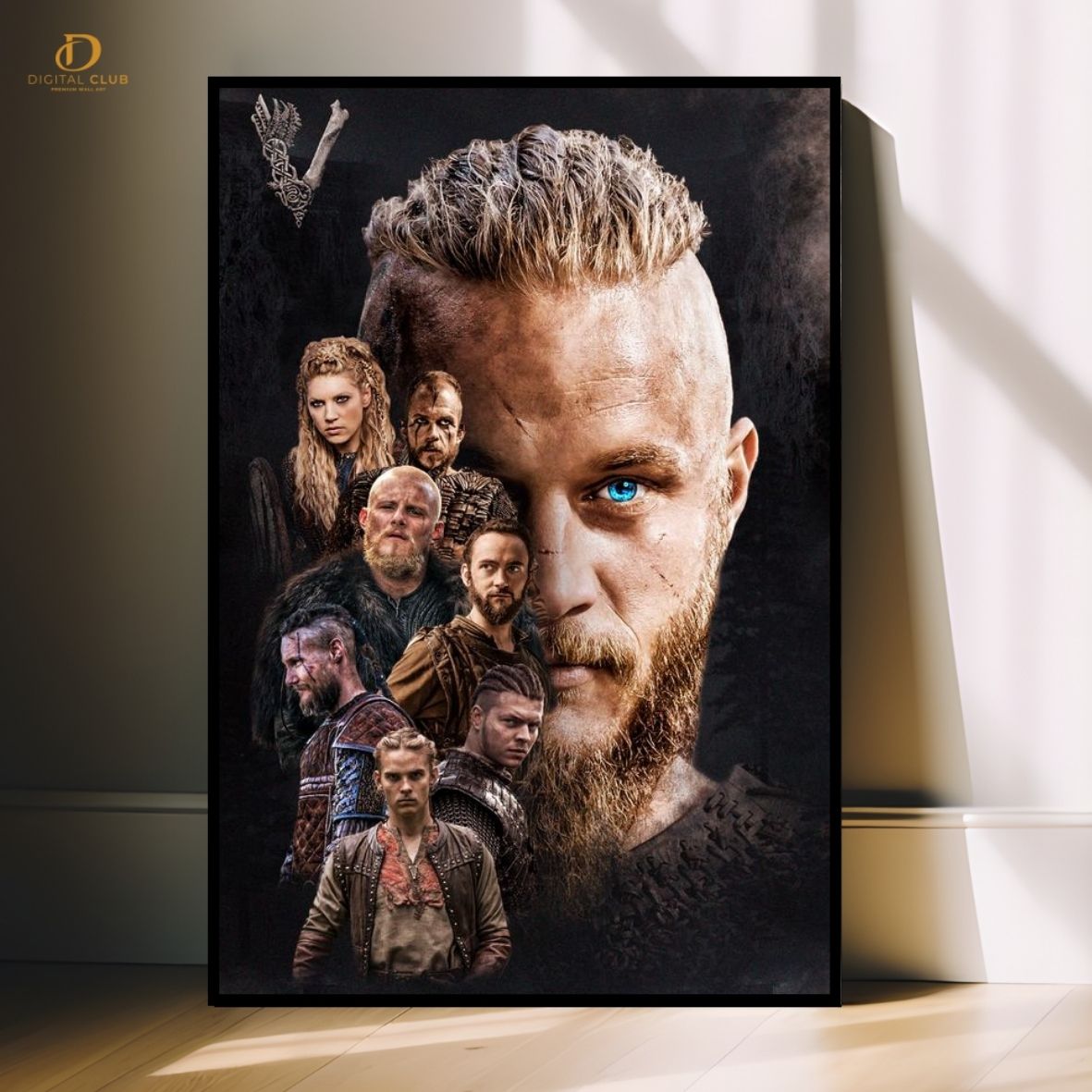 Vikings Poster 5 - Movie- Premium Wall Art