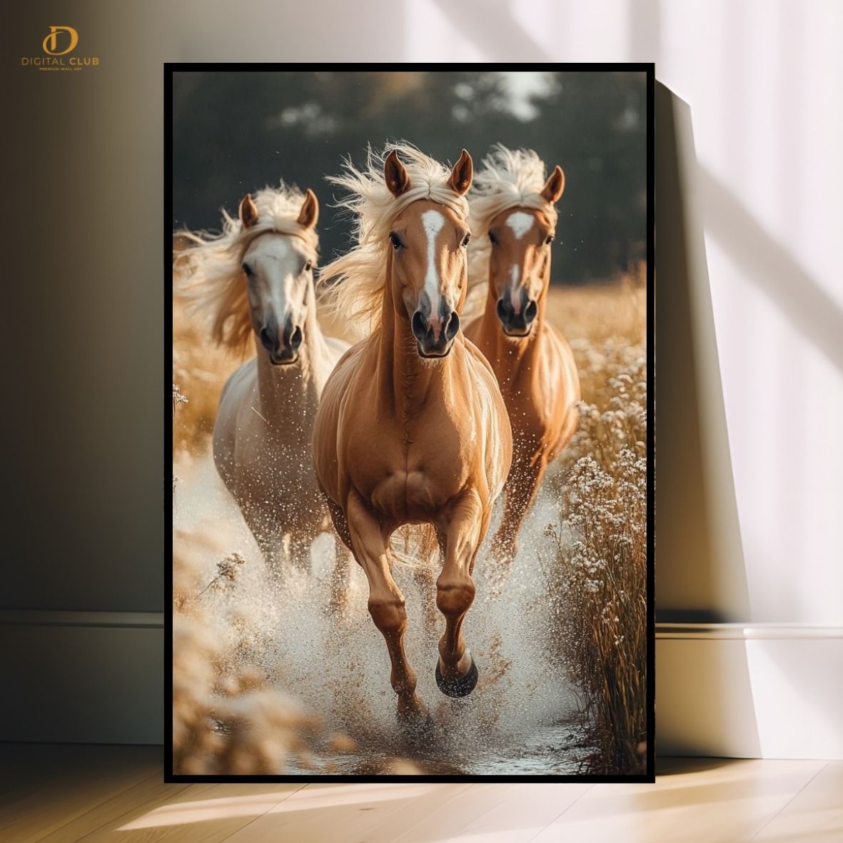 Horse Artwork 9- Animal-Premium Wall Art