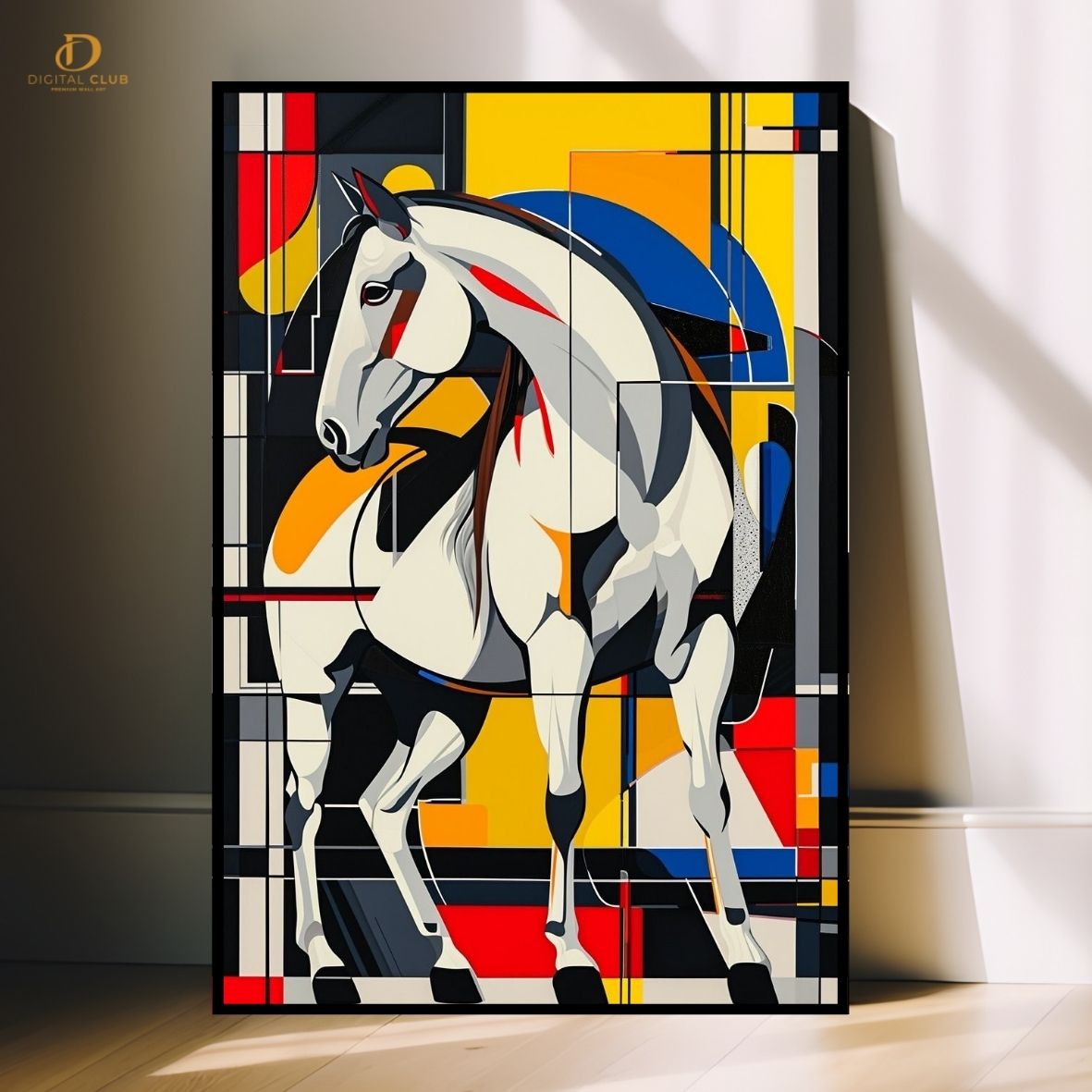 Horse Artwork 4- Animal-Premium Wall Art
