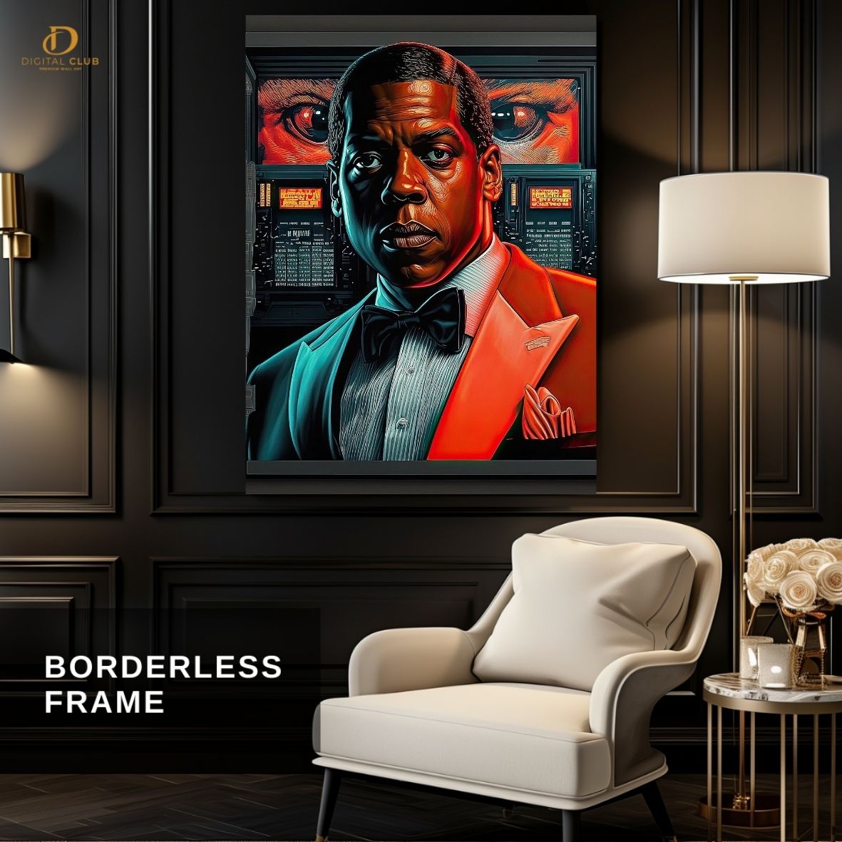 Jay Z Artwork - Music Artist - Premium Wall Art