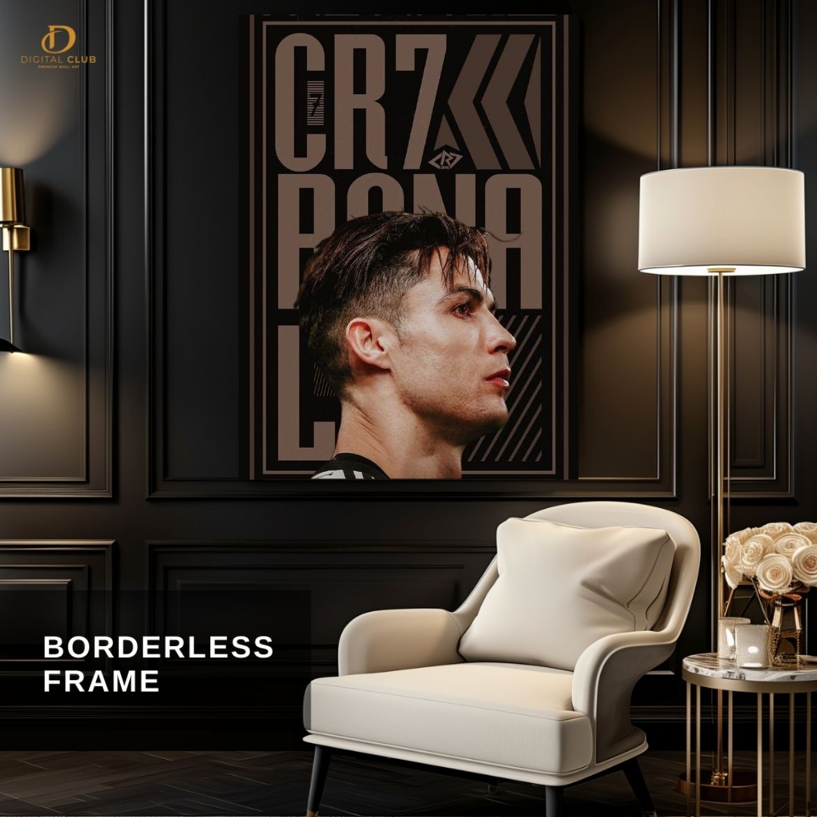 Cr7 Ronaldo- Football- Premium Wall Art - Art Digital Club