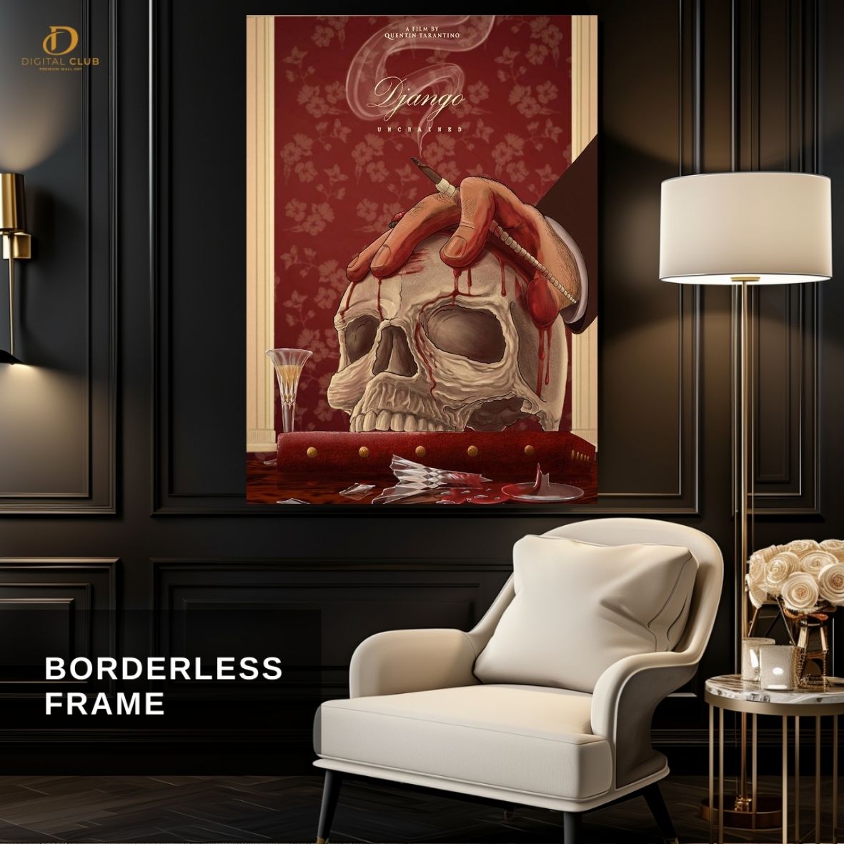 Django Unchained-Movies- Premium Wall Art - Art Digital Club