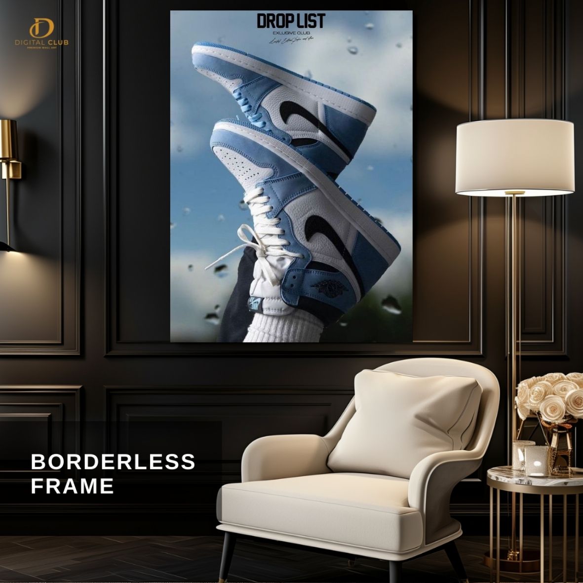 Jordan Graphic 2 - Shoe - Premium Wall Art