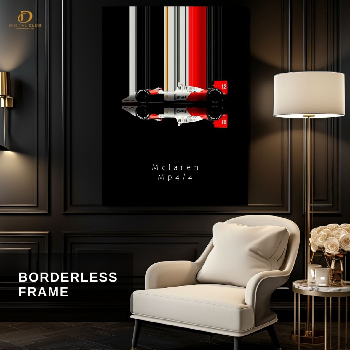 F1 McLaren 2 -Car- Premium Wall Art - Art Digital Club