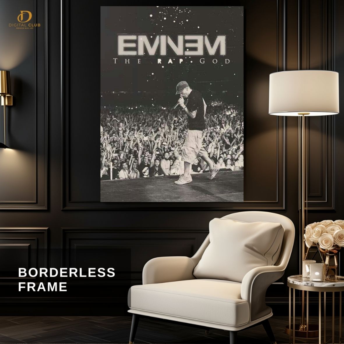 Eminem Vintage - Music Artist - Premium Wall Art