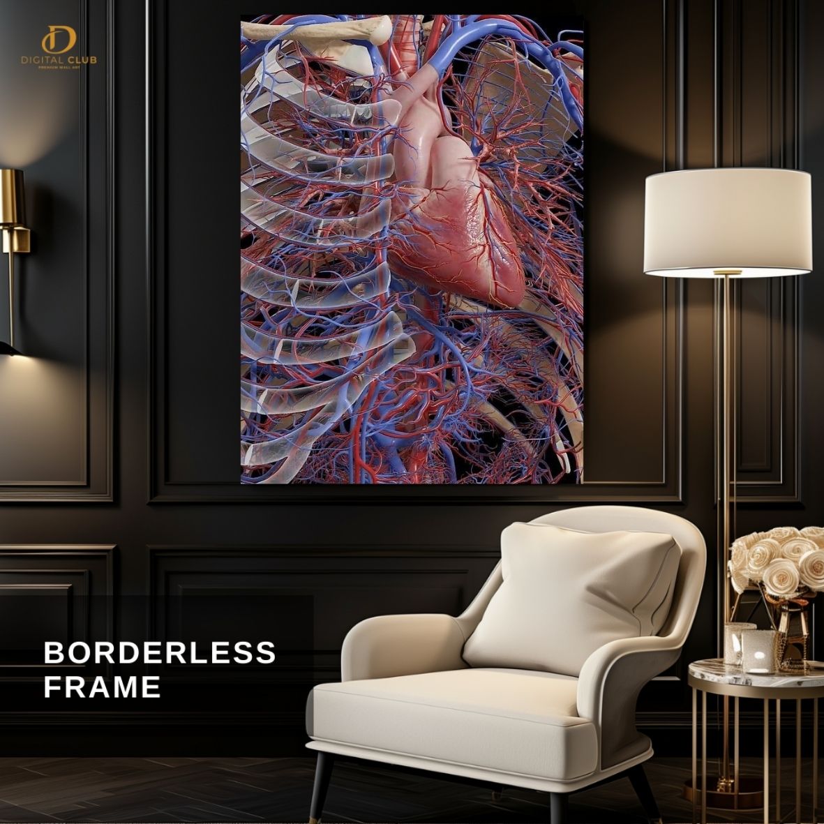 Doctor Skeleton Artwork 2 -Office- Premium Wall Art