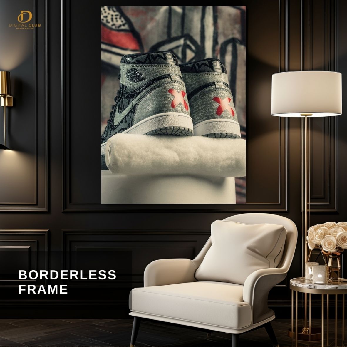 Jordan Graphic- Shoe - Premium Wall Art